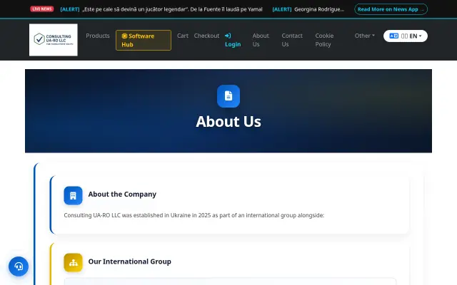 Consulting UA-RO - ISO, software and IT